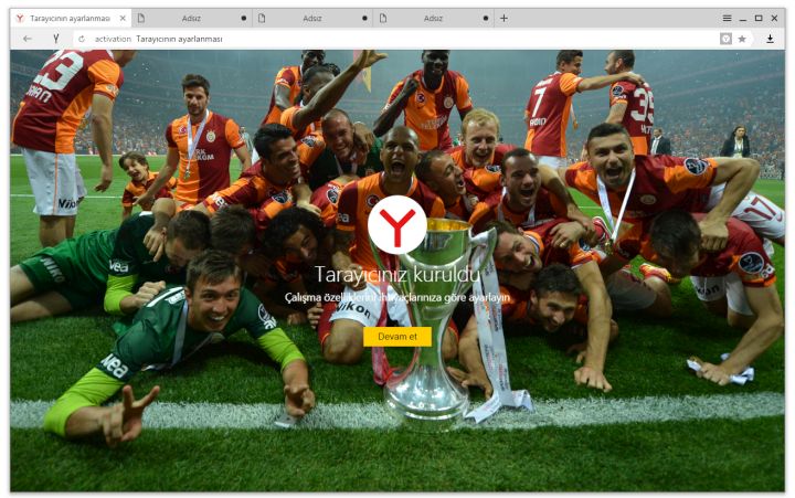 Yandex Browser Galatasaray İndir